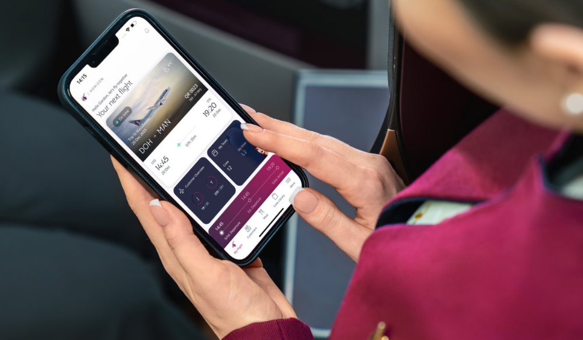 Qatar Airways Upgrades Cabin Crew With Smart Onboard Features In Its Digital Transformation